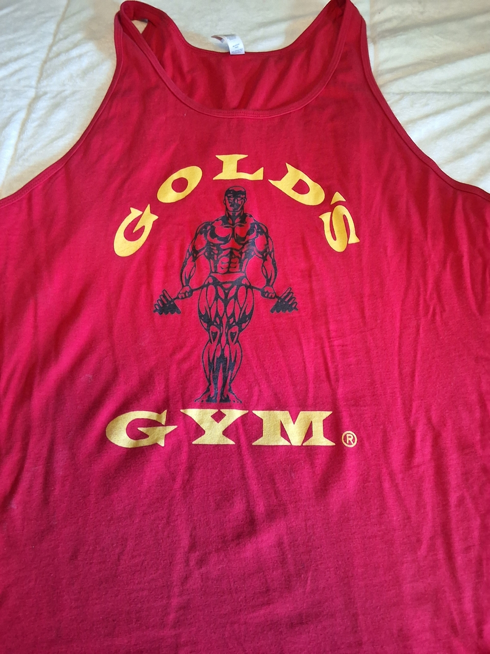 Red Logo Tank Top - Men's Sleeveless Shirt